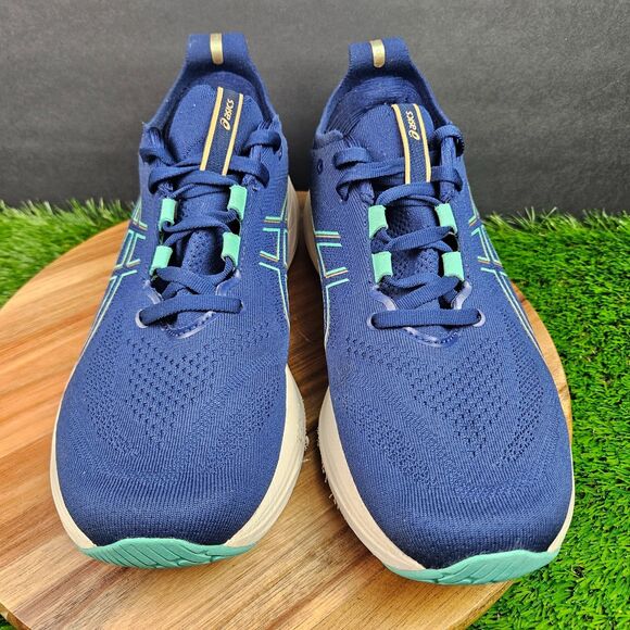 Asics Gel-Nimbus 26 Shoes Womens Size 11 Wide Blue Athletic Running Sneakers - Picture 6 of 12